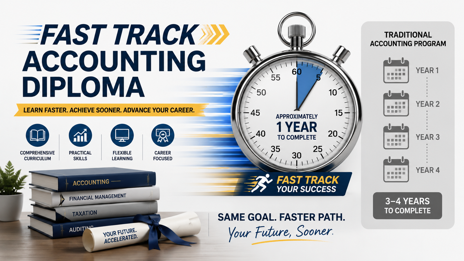 How Long Does a Fast Track Accounting Diploma Take?