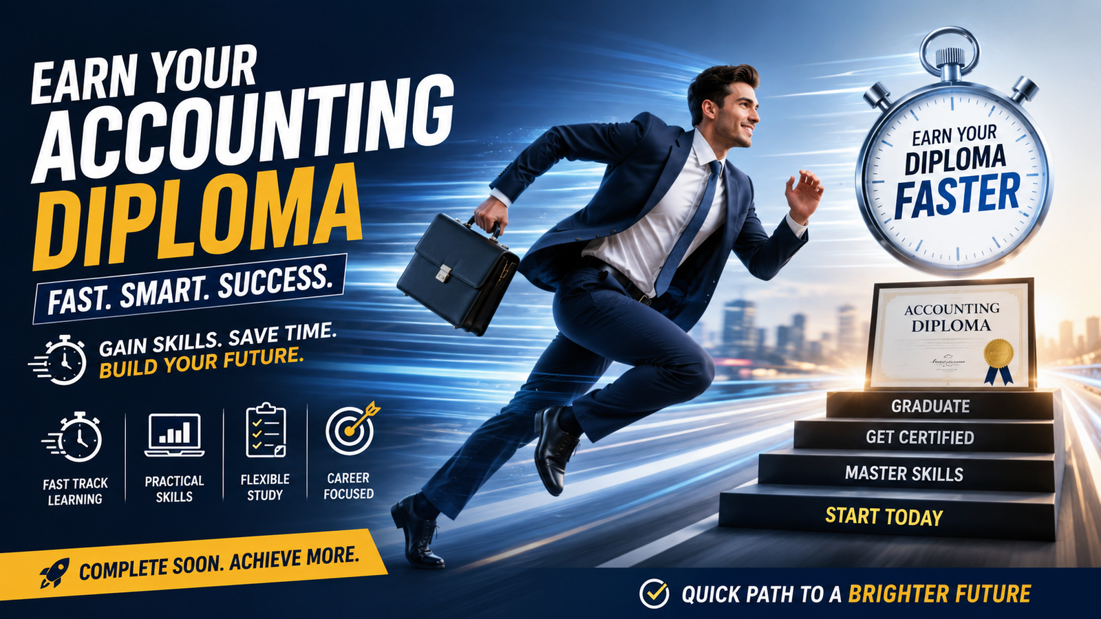 Enrol in a Fast Track Accounting Diploma Today